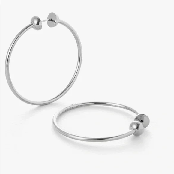 NWOT-JENNY BIRD Icon Hoop Earrings - Medium - Picture 3 of 10